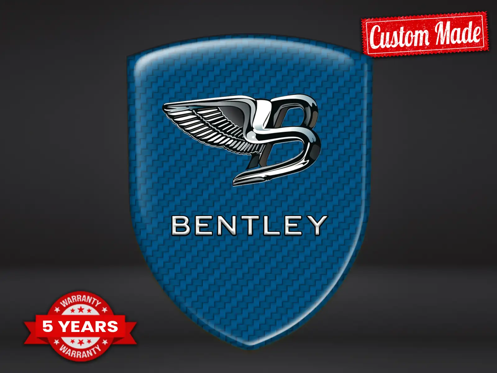 Bentley Autocollants Bombés Auto Durables Haut de Gamme